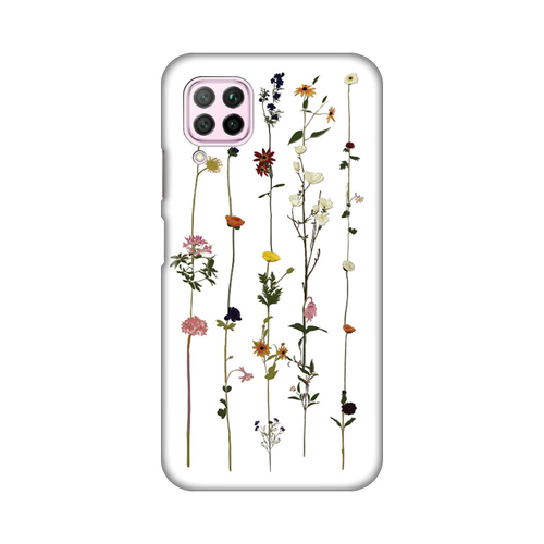 Torbica Silikonska Print Skin za Huawei P40 Lite/Nova 6 SE Flower slika 1