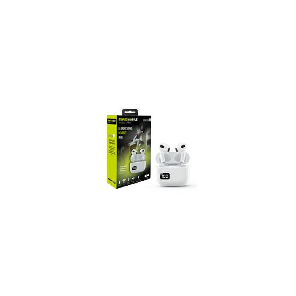 MAXMOBILE SLUŠALICE BLUETOOTH TWS AK05 WH slika 2