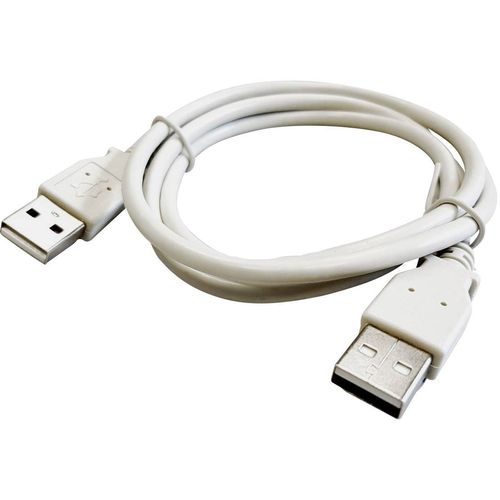 BKL Electronic USB kabel USB 2.0 USB-A utikač, USB-A utikač 1.00 m svijetlosiva zaštićen s folijom, pletena zaštita 10080004/C slika 2