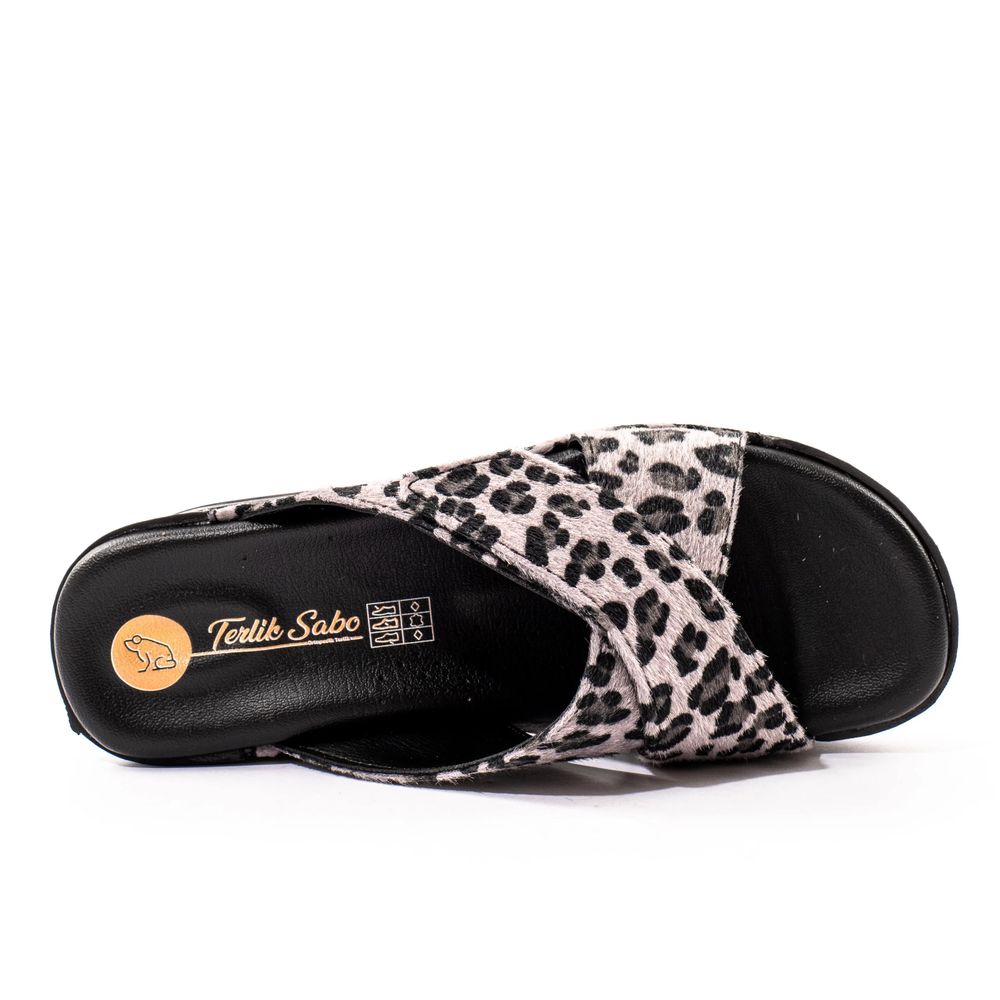 Terlik Sabo Air Max Ženske papuče, Leopard Sive slika 3