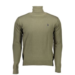 US POLO GREEN MEN'S SWEATER