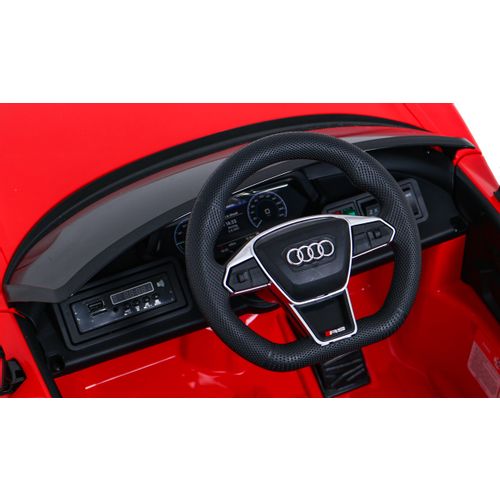 Licencirani auto na akumulator  Audi RS E-Tron GT - crveni slika 8