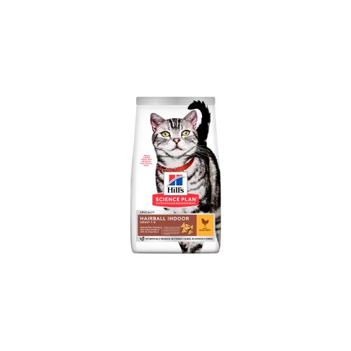 Hill's Science Plan Adult Hairball Indoor Cat potpuna suva hrana za mačke 1,5 kg slika 1