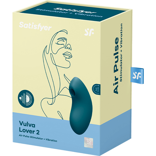 Vibrator Satisfyer Vulva Lover 2, plavi slika 6