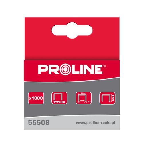 PROLINE KLAMERICE TIP 80 12MM 12,9*0,95MM 1000KOM 55512 slika 1