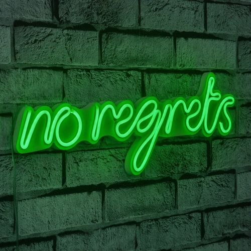 Wallity Ukrasna plastična LED rasvjeta, No Regrets - Green slika 9