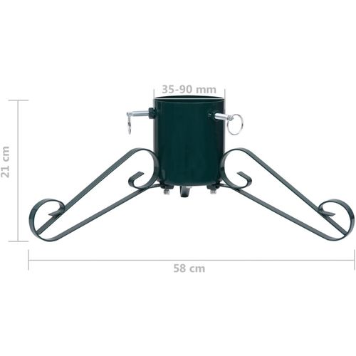 Stalak za božićno drvce zeleni 58 x 58 x 21 cm slika 14