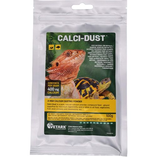 Vetark Calci-Dust za gmazove, visoki sadržaj kalcija, 100 g slika 1
