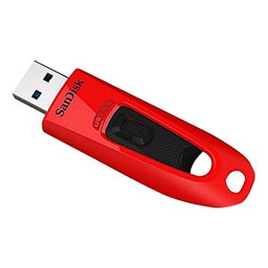 SanDisk 64GB Ultra USB 3.0 Memorijska Stick - Crvena