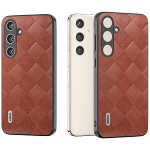NN-Su Futrola za Samsung S24+, TPU + PC + PU koža - Galaxy S24+ PU Phone Case(Brown)