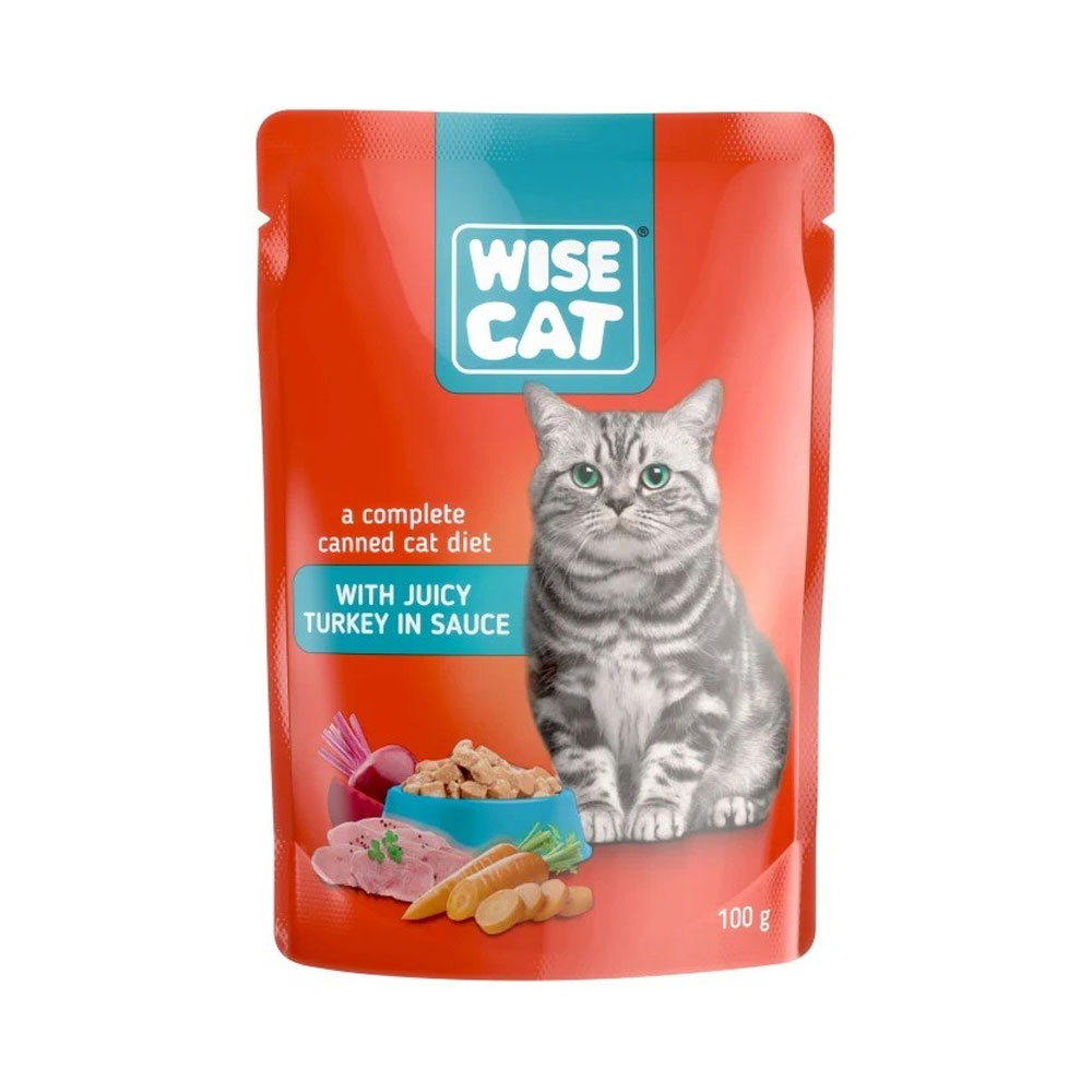 Wise Cat hrana za mačke u sosu od ćuretine 100g  slika 1