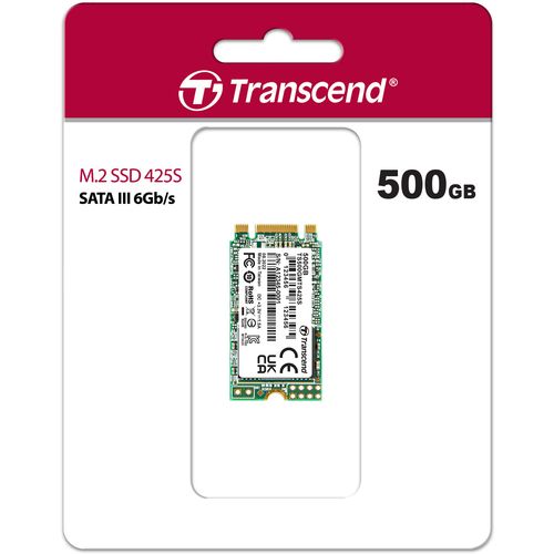 Transcend TS500GMTS425S 500GB, M.2 2242 SSD, SATA3 B+M Key, TLC slika 1