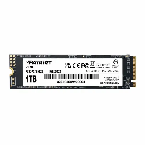 Patriot P320 3000MBs/2200MBs P320P1TBM28 SSD M.2 NVMe 1TB  slika 1