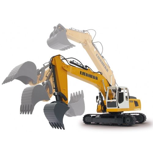 Jamara bager na daljinsko upravljanje Liebherr R936, set za rušenje, žuti 1:20 slika 9