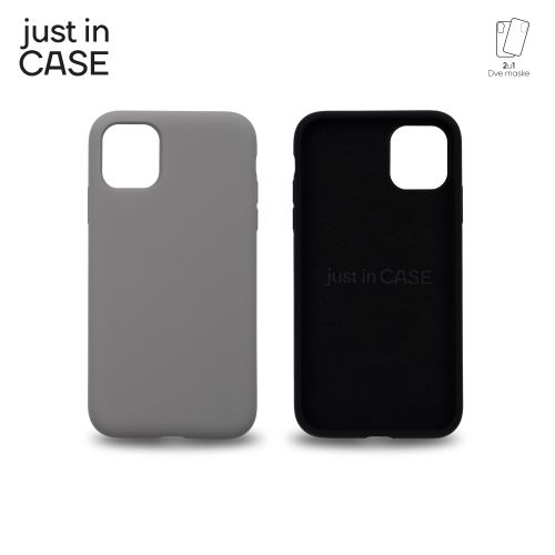 2u1 Extra case MIX PLUS paket CRNI za iPhone 11 slika 2