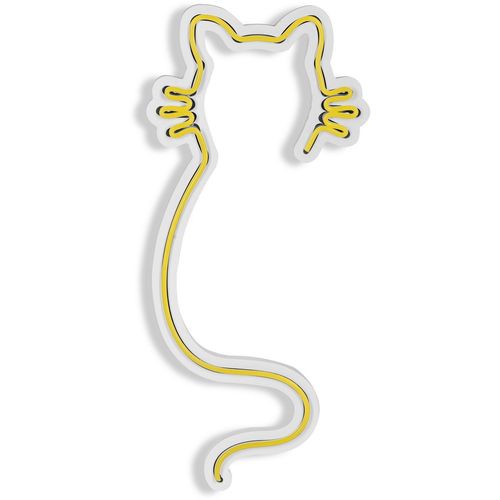 Wallity Ukrasna plastična LED rasvjeta, Cat - Yellow slika 15