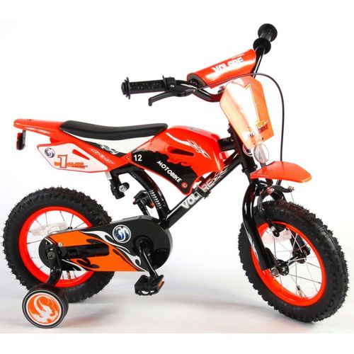 Volare dječji bicikl - motor 12" narančasti slika 3