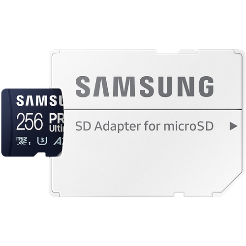 Samsung MB-MY256SA/WW MicroSD 256GB, PRO Ultimate, SDXC, UHS-I U3 V30 A2, Read up to 200MB/s, Write up to 130 MB/s, for 4K and FullHD video recording, w/SD adapter slika 1