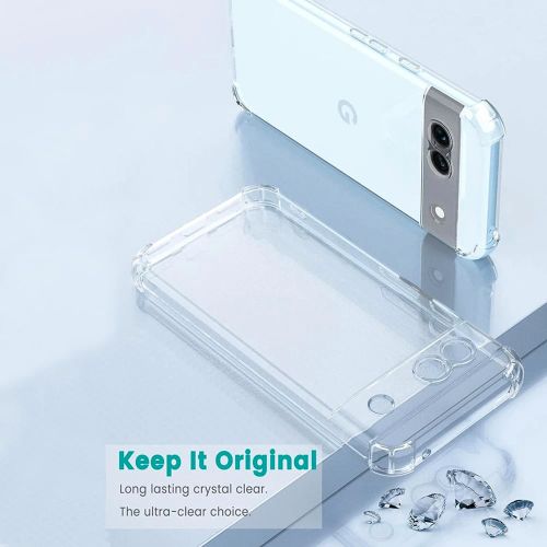 Techsuit Shockproof Clear Silicone prozirna maskica otporna na udarce za Google Pixel 9 Pro slika 3