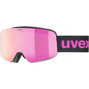 Uvex goggles PWDR FM, black-matt/pink