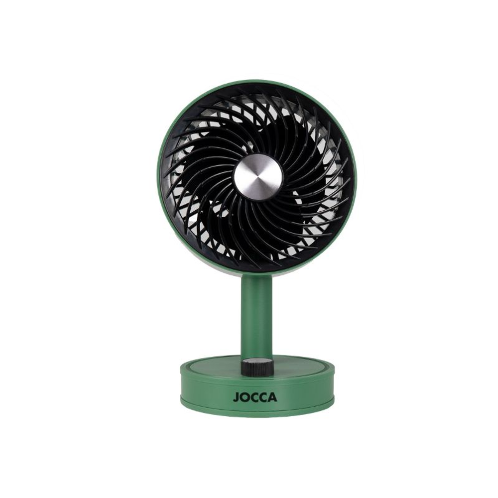 JOCCA Prenosni punjivi stolni ventilator Green slika 3