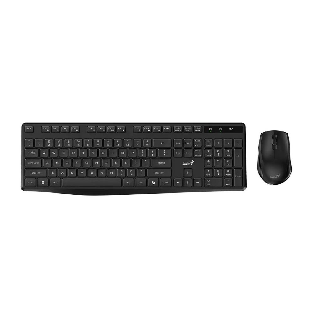 Set Genius tipkovnica KM-8206S + Miš bežični, crni slika 1