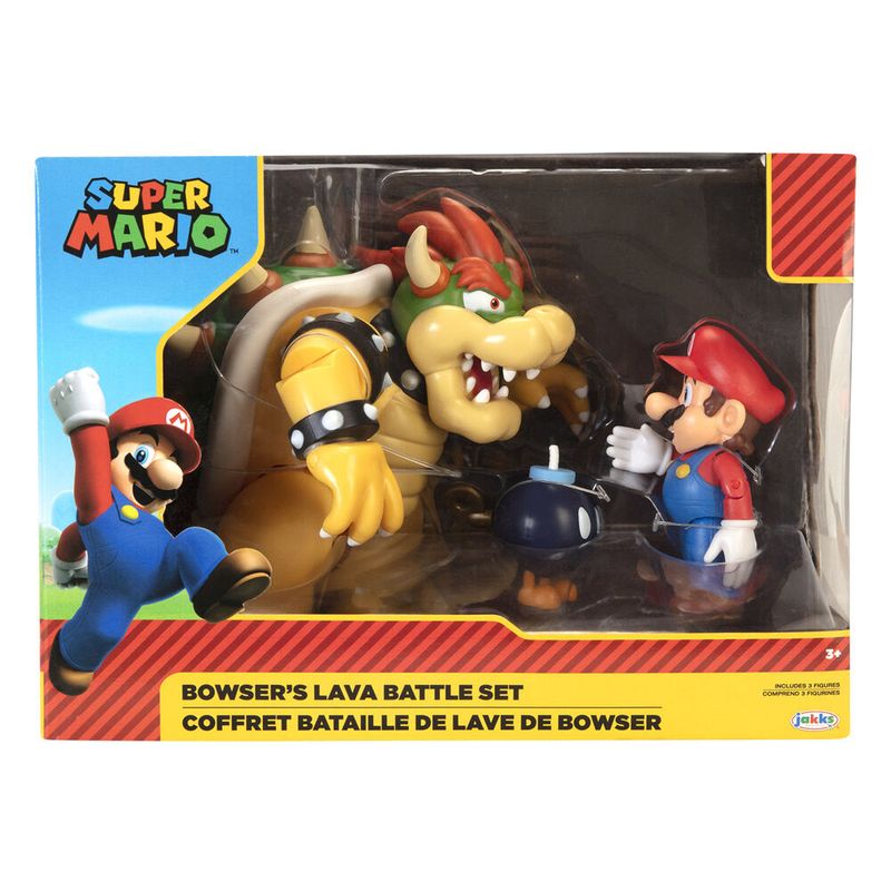 JAKKS PACIFIC Nintendo Super Mario Bowser protiv Super Mario Posebni Set image