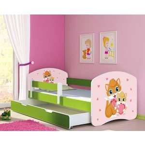 ACMA Dječiji krevet Acma II sa ladicom Green - 180x80cm - Dezen 33