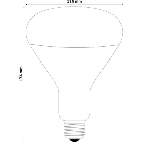 Avide Sijalica, 250W, E27, Infra Red, IP20 - ASIR27-250W-R slika 4