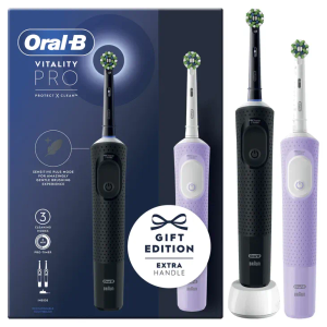 Oral-B Vitality Pro Black & Lilac Električna četkica – Gift Edition
