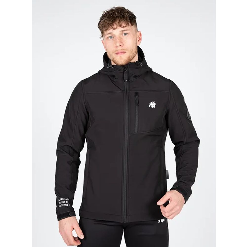 Gorilla Wear Foster Softshell Jakna, Crna slika 1