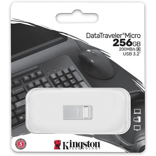 Kingston DTMC3G2/256GB 256GB USB Flash Drive, USB 3.2 Gen.1, DataTraveler Micro, Read up to 200MB/s slika 3