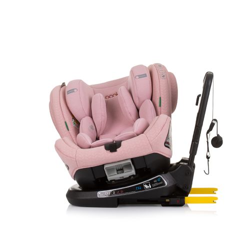 Chipolino autosjedalica I-SIZE 40-150 cm ISOFIX 360 "PEAK" flamingo slika 5