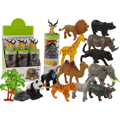 Set figurica životinje safarija s dodacima 12 komada slika 1