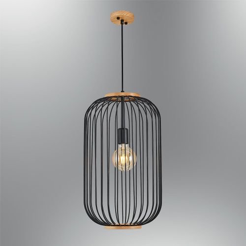 L1277 - Black Black Chandelier slika 1