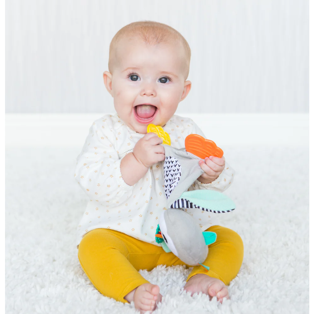 Infantino 316329 Baby plišana igračka Cuddly Teether - Pingvin slika 3