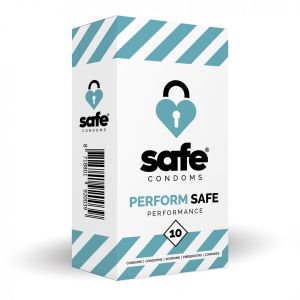 Kondomi za zakašnjenje orgazma Safe - Performance, 10 kom