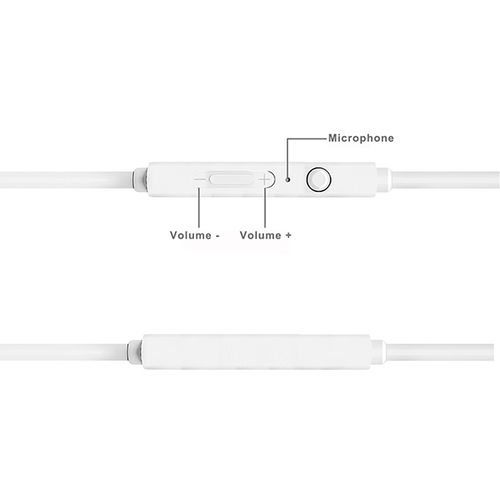 Xwave E-410M white slušalice za mobilni sa mikro/stereo/3.5mm/kabl 1.3 m/kontrola slika 3