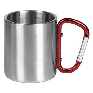 HIKE,metalna šolja 200ml,crvena