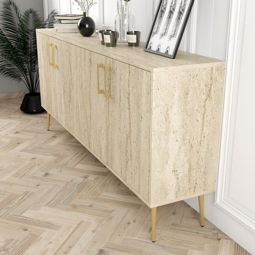 Woody Fashion Komoda KIEV, boja Travertine slika 4