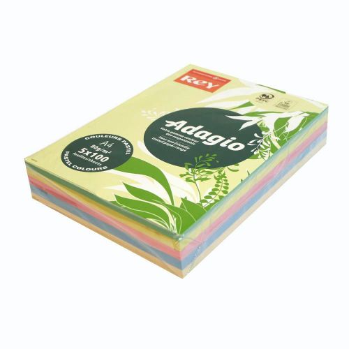 Papir A4 80gr Adagio mix pastel 500/1 slika 2