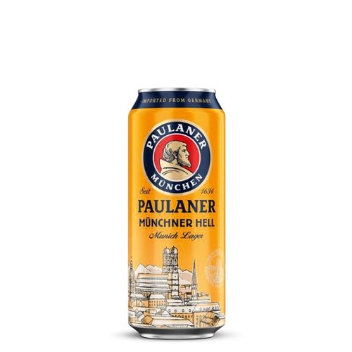 Paulaner Original Munchner svijetlo lager pivo limenka 0.5l, 24 komada slika 1