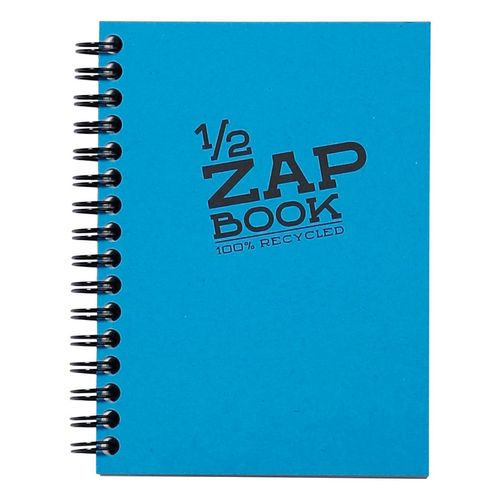 Clairefontaine Demi Zap book A6 80gr 80L, mix boja, spiralni uvez, 100% reciklirani papir slika 2