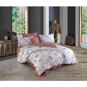 Belen - Brown Brown
White
Dark Blue Ranforce Double Quilt Cover Set