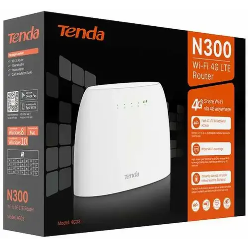 Wireless 4G Lte Router Tenda 4G03 3G/4G N300/1 WAN/1 LAN/1 SIM Card Slot slika 3