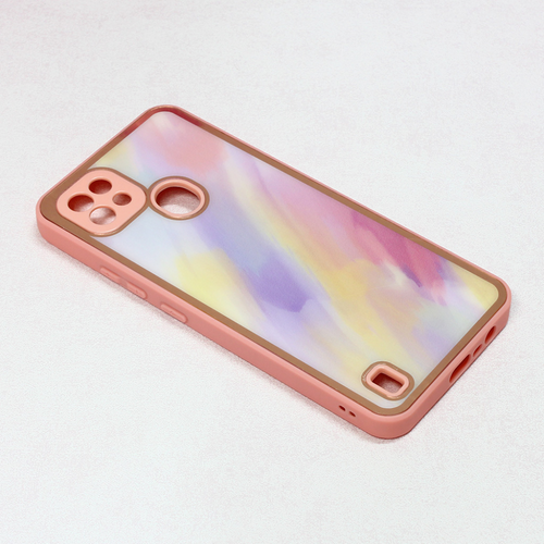 Maska Candy Marble za Realme C21 svetlo ljubicasta slika 1