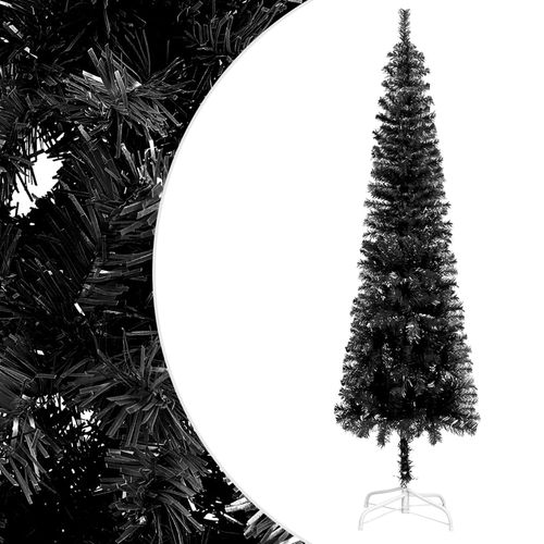 Usko božićno drvce crno 150 cm slika 1