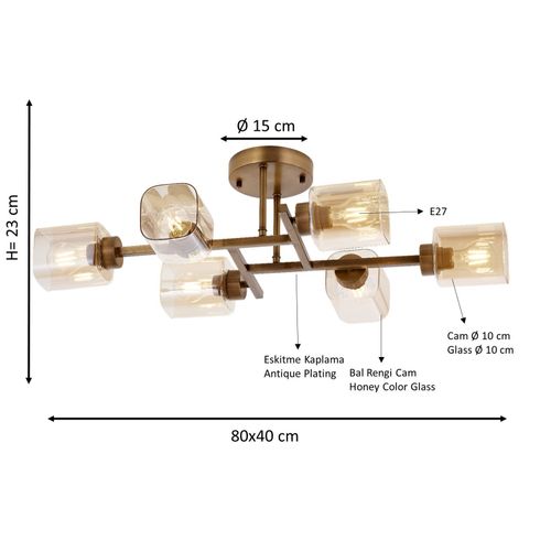 AR-1836-6E Vintage Luster slika 2