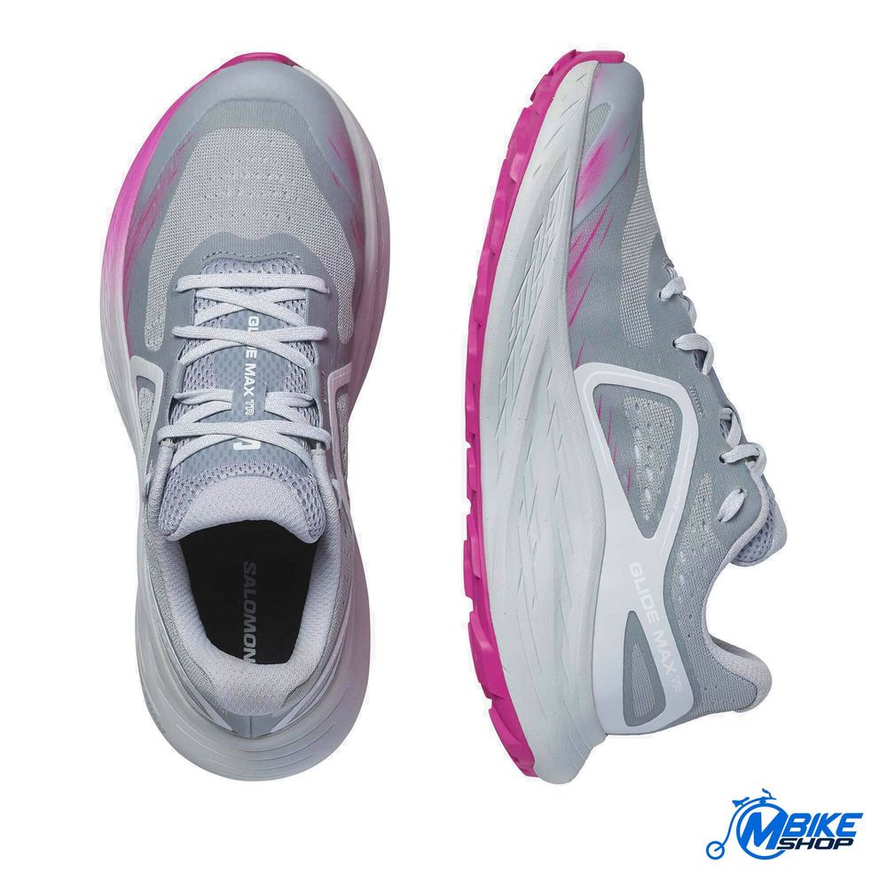 Salomon Ženske patike Glide Max TR, Quarry/Illusion Blue/Pink Glo slika 5