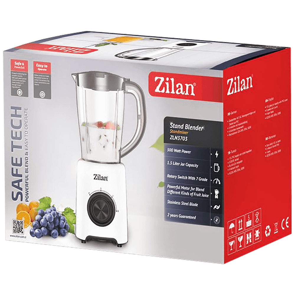 Zilan Blender zapremina 1.5 lit., 500 W, 2 brzina + pulse - ZLN3703 slika 2